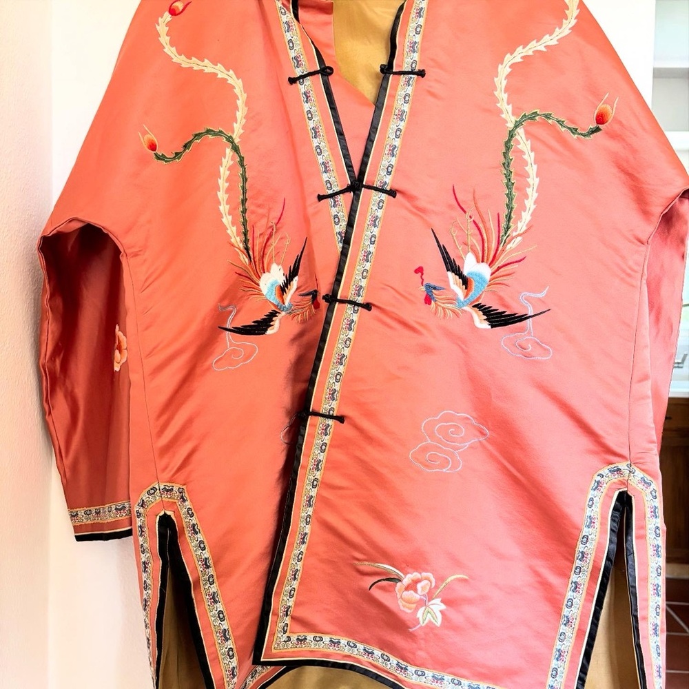 Embroidered Women's Jacket - Pink